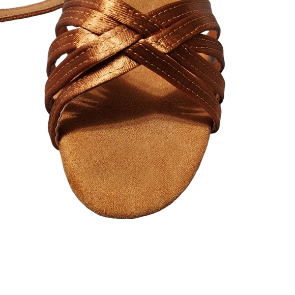 Wemons dance shoes. Tanish/gold color new in original pack. - Picture 6 of 7